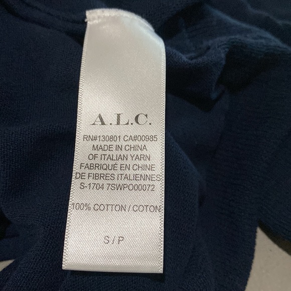 ❌SOLD❌A.L.C. Lila Open Crisscross Back Navy Blue Knit Sweater💙💙💙 - Picture 11 of 12